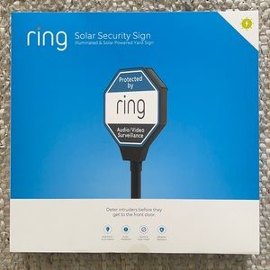 ring Solar Security Yard Sign